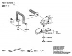 Bosch 0 601 342 803  Angle Grinder 220 V / Eu Spare Parts